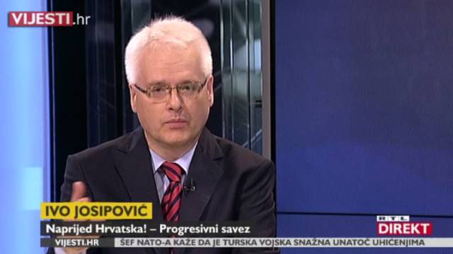 Josipović: "Pismo predsjednici nije kritika nego upozorenje"