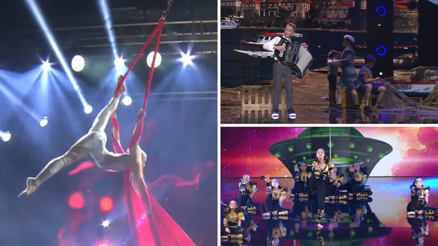 Plesačica na svili, harmonikaš Matej i plesna grupa Flik novi su finalisti showa 'Supertalent'