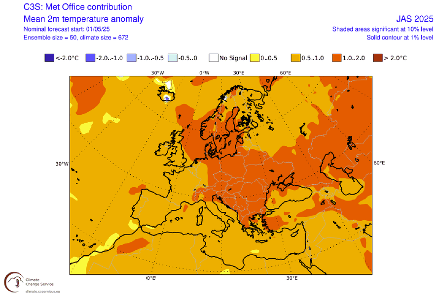 FOTO Meteorolozi objavili novu dugoročnu prognozu za ljeto!
