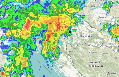FOTO Snažna oluja ide prema Hrvatskoj: Upalili meteoalarm!