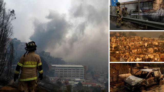 VIDEO Buktinja u Čileu, uveden policijski sat: 'U požarima 64 poginulih, broj mrtvih će rasti'