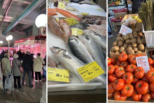 FOTO Gra&dstrok;ani &scaron;okirani! Za kilu janjetine 20 eura, raj&ccaron;ice po 7, a orada na Dolcu &ccaron;ak 28 eura