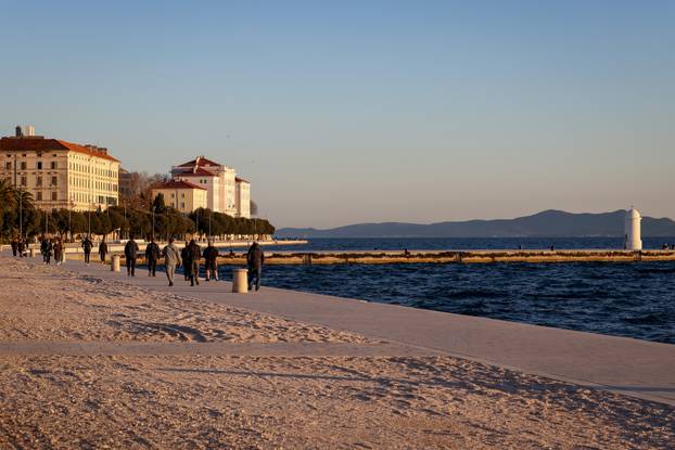 Zadar: Smiraj dana na zadarskoj rivi