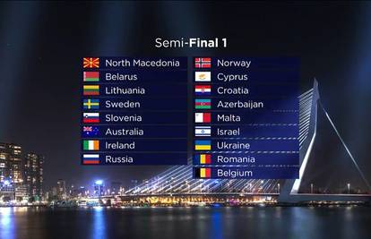 Hrvatska će nastupati u prvoj polufinalnoj večeri Eurosonga