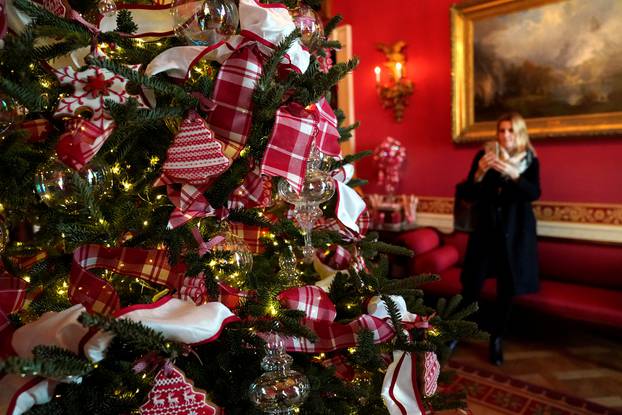 Christmas decor at the White House in Washington