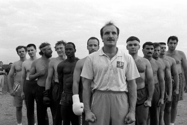 Zagreb: Vjekoslav Šafranić, osnivač prve zaštitarske tvrtke u Hrvatskoj, rujan 1990.