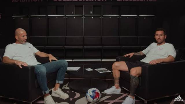 Susret dvije nogometne ikone, Messija i Zidanea: 'Žao mi je što nismo nikad zajedno zaigrali'