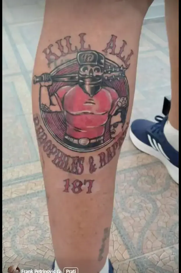 FOTO Pljačkaš u Splitu 'hvalio' se svojim tetovažama: Neke od njih imaju zlokobno značenje...