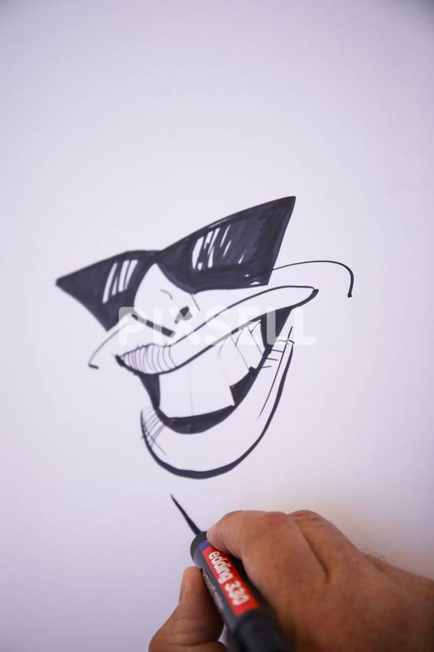 Zagreb: Hrvatsko društvo karikaturista održalo javno crtanje brzopoteznih portretnih karikatura