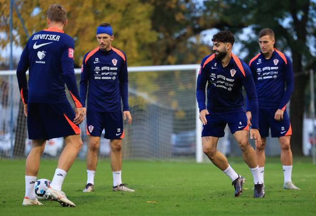 Zagreb: Trening nogometnih reprezentativaca uoči utakmice sa Škotskom