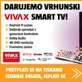 Pretplatite se na 24 mjeseca i darujemo vrhunski VIVAX SMART TV 50''/ 126 cm!