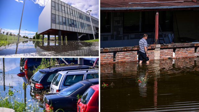 FOTO Kod Ivanje Reke Sava je poplavila osnovnu školu i teren