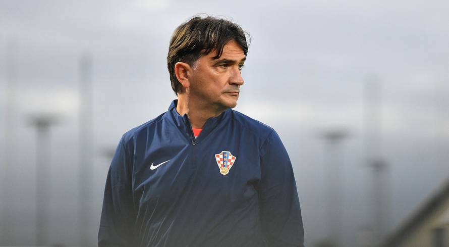 Varaždin: Trening hrvatske nogometne reprezentacije