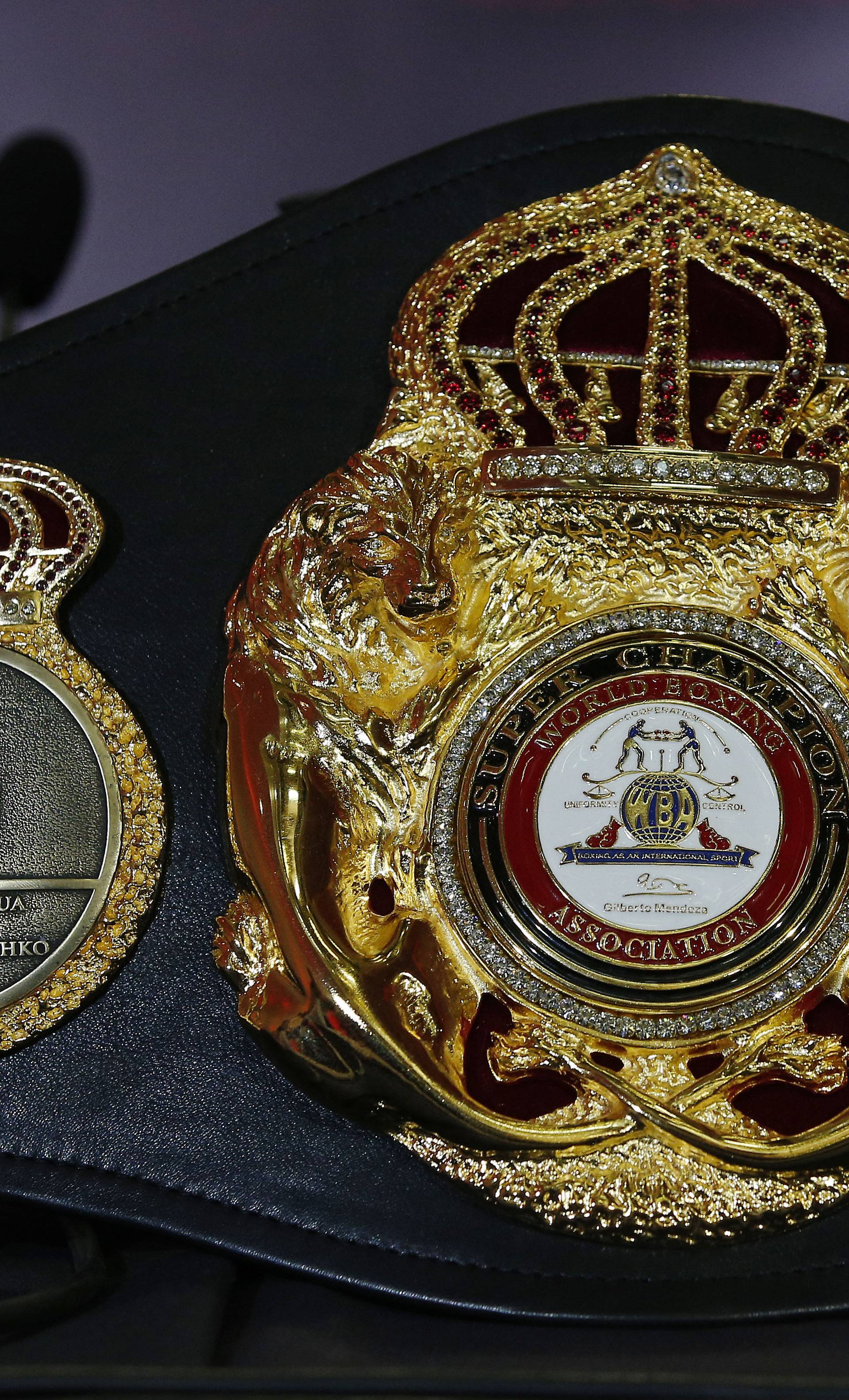 General view of the WBA Super Belt ahead of the press conference