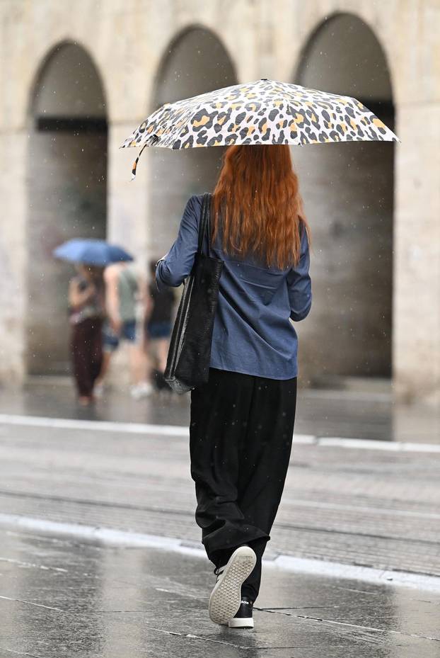 Ljetna kiša u Zagrebu