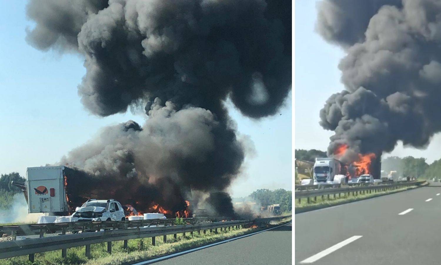 Prizori užasa s autoceste: Dvoje ljudi poginulo u teškoj nesreći