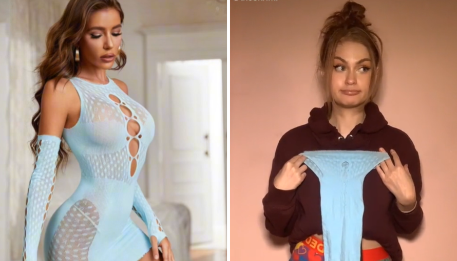 'Naručila sam seksi pripijenu haljinu preko interneta, a evo što sam dobila - običnu krpu?'