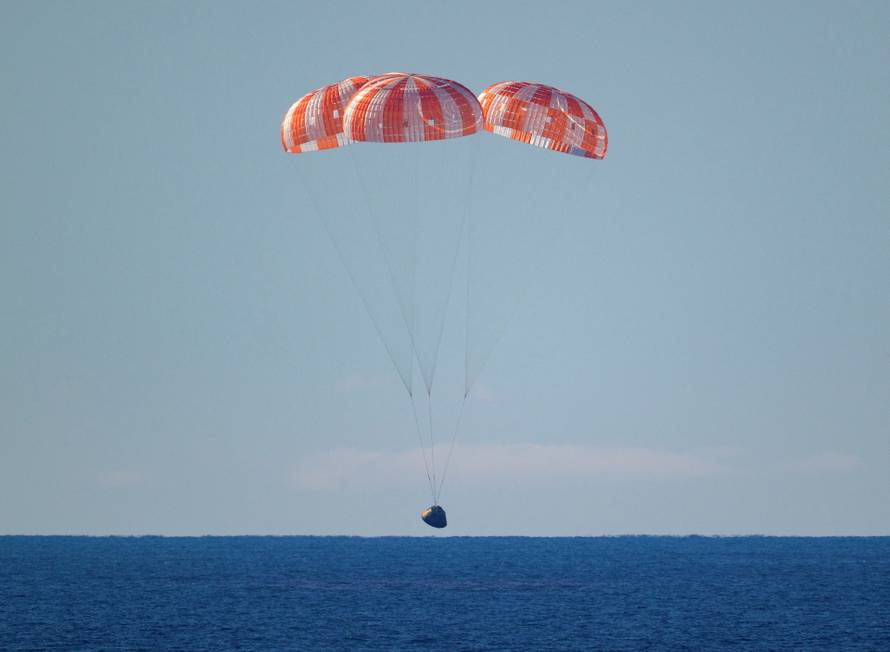 Artemis II crew returns to Earth
