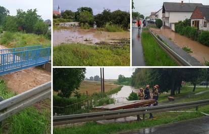 Dio Hrvatske zahvatilo je jako nevrijeme, poplavljene ceste i podrumi: 'Kiša je jako padala'