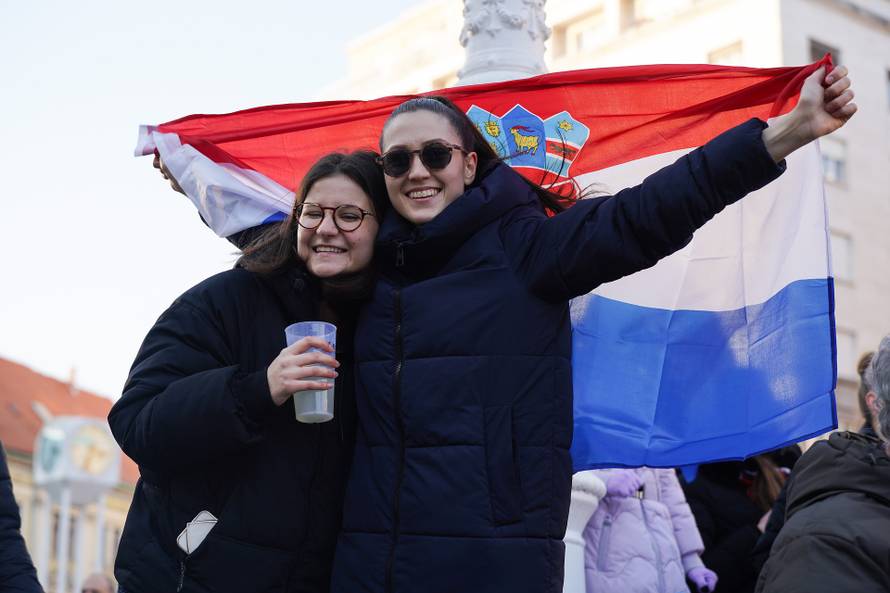 Zagreb: Svečani doček rukometaša nakon osvojenog srebra na Svjetskom prvenstvu