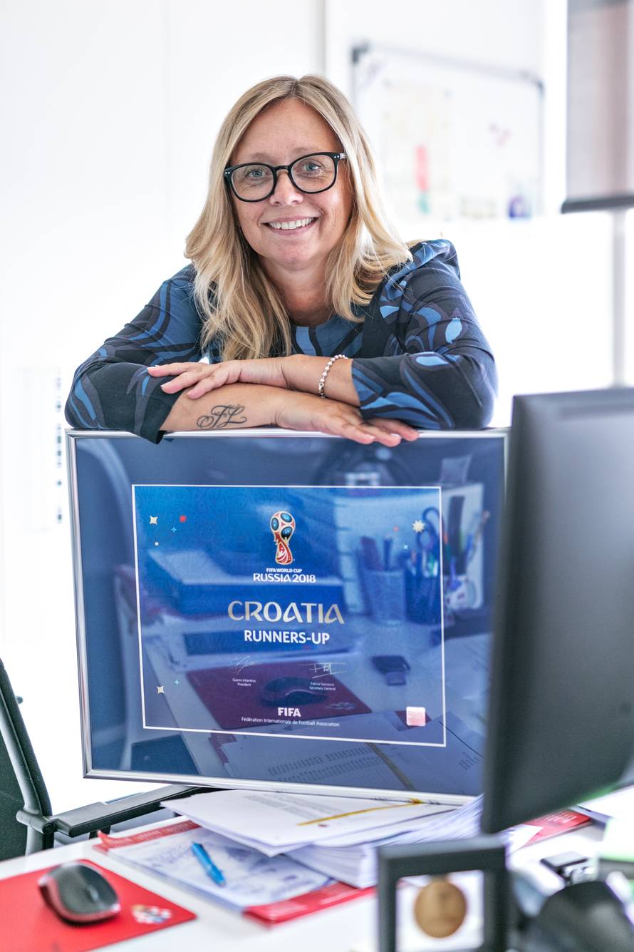 Zagreb: Iva Olivari, team menadžerica hrvatske nogometne reprezentacije