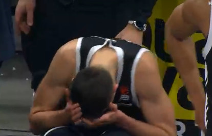 VIDEO Horor ozljeda srpskog košarkaša. Plakao je na klupi