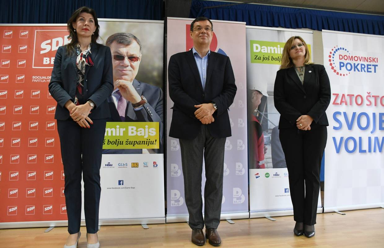 Domovinski pokret i SDP su sklopili programsku koaliciju sa županom Damirom Bajsom