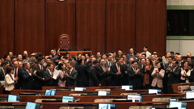 The Basic Law Article 23 is passed at the Hong Kong’s Legislative Council