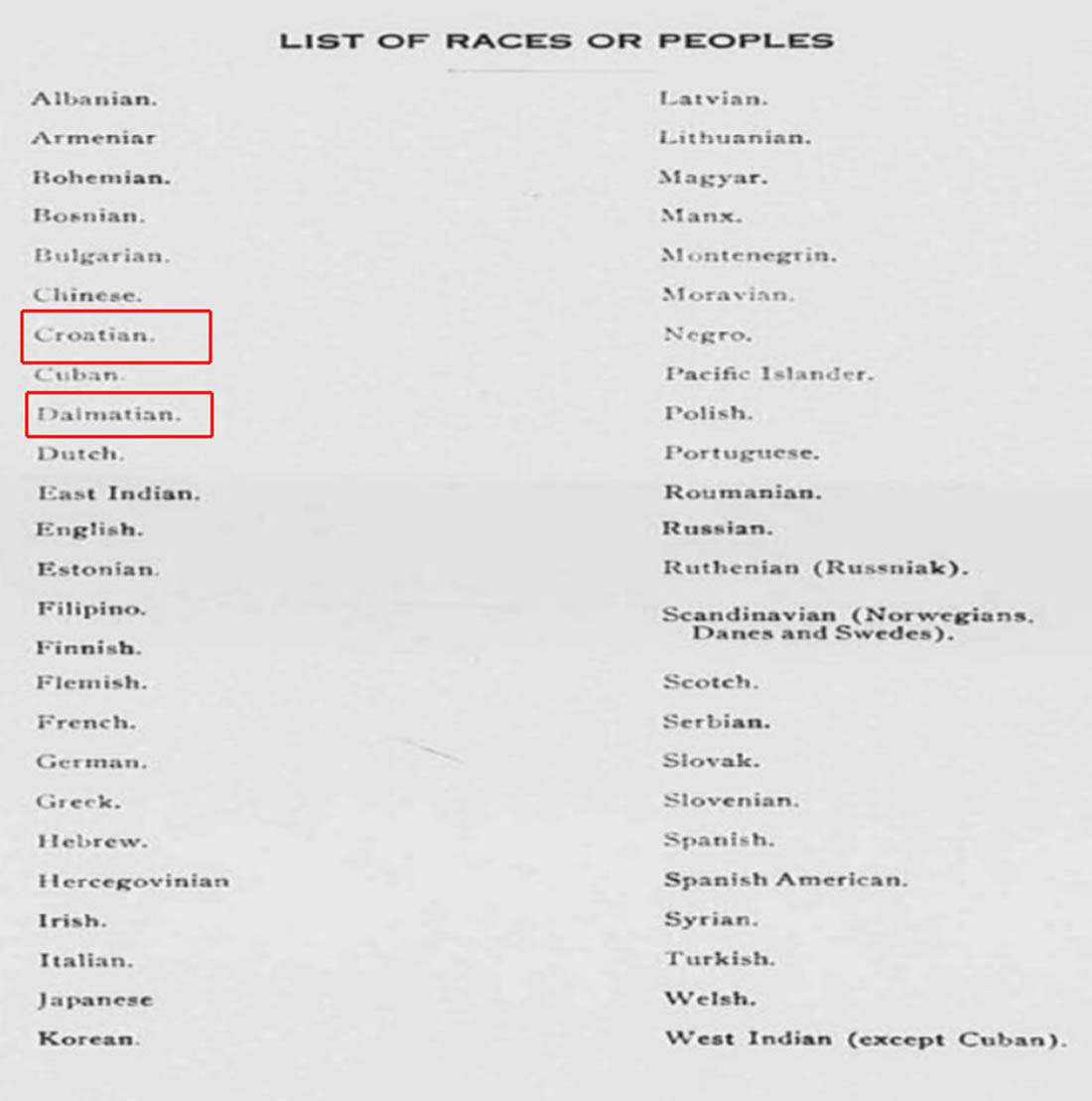 Genijalno! Na ovoj listi putnika možete vidjeti jesu li vam preci bili u Americi od 1820. godine