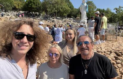 Bebek sa suprugom i djecom bio u Međugorju, svu pozornost privukla kći Katarina: Ljepotica