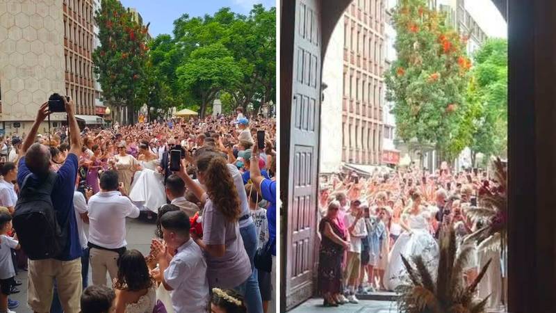 Čak 2000 ljudi došlo je vidjeti Ronalda i Georginu kako kažu 'da'. A kad ono - Fabio i Nicole!