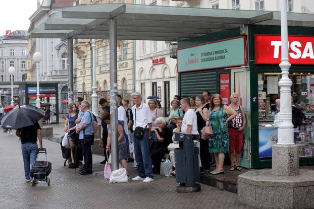 Ljetna kiša u Zagrebu