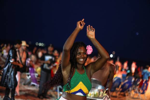 Shakira holds open concert at Copacabana beach in Rio de Janeiro