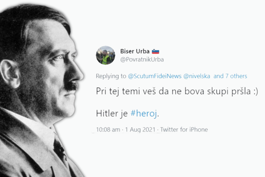 Slovenac na Twitteru objavio 'Hitler heroj', reagirali Nijemci