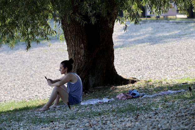 Zagreb: Ljetno poslijepodne na  Bundeku