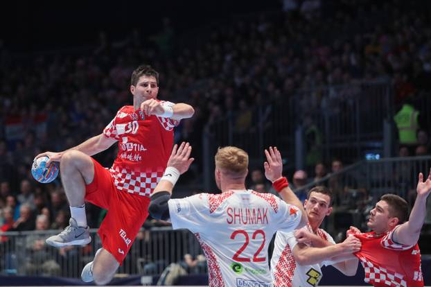 Graz: Hrvatska rukometna reprezentacija susrela se s Bjelorusijom u 2. kolu EP-a