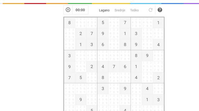 Novo: Zaigraj megapopularni sudoku online na 24sata.hr