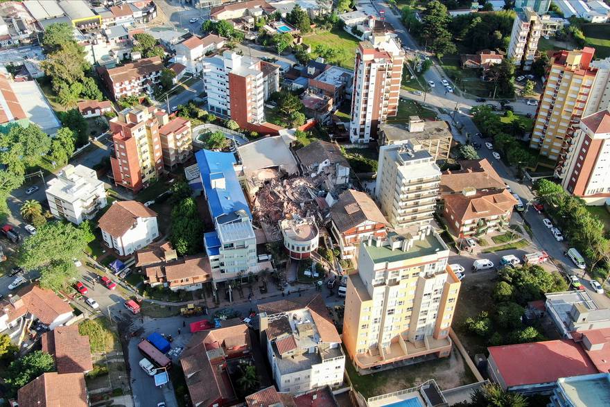 Urušio se hotel Dubrovnik u Argentini, pogledajte snimke