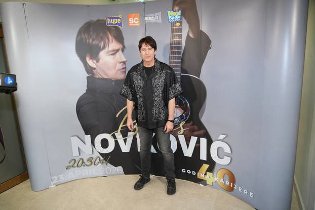 Beograd: Koncert Borisa Novkovića  povodom 40 godina karijere