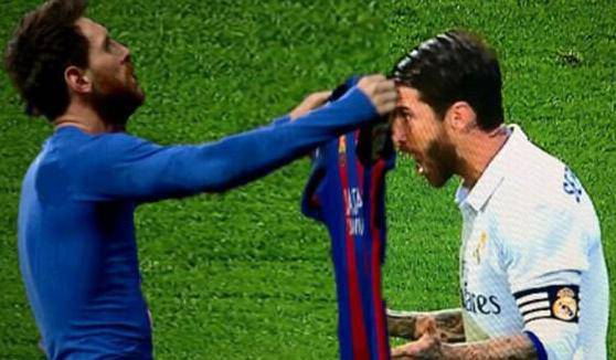 Leo Messi trlja dres Ramosu na nos i vješa veš na Bernabeuu...