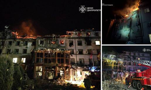 FOTO Brutalan ruski udar na rodni grad Zelenskog: Najmanje 4 mrtvih, raketa pogodila hotel