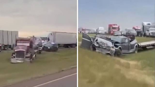Užasna prometna u SAD-u: 'Došla je pješčana oluja, šest je mrtvih, 21 vozilo se sudarilo...'