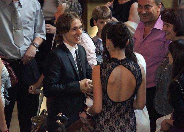 ARHIVA - 2011. Luka i Vanja Modri? vjen?ali se u zagreba?koj crkvi Gospe Lurdske