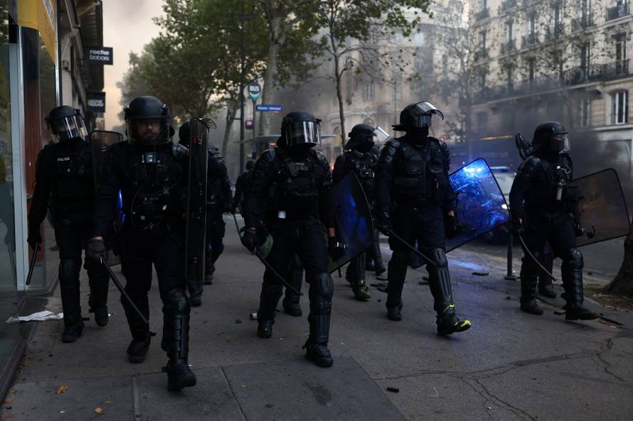 Nationwide protests in France against the cost of living
