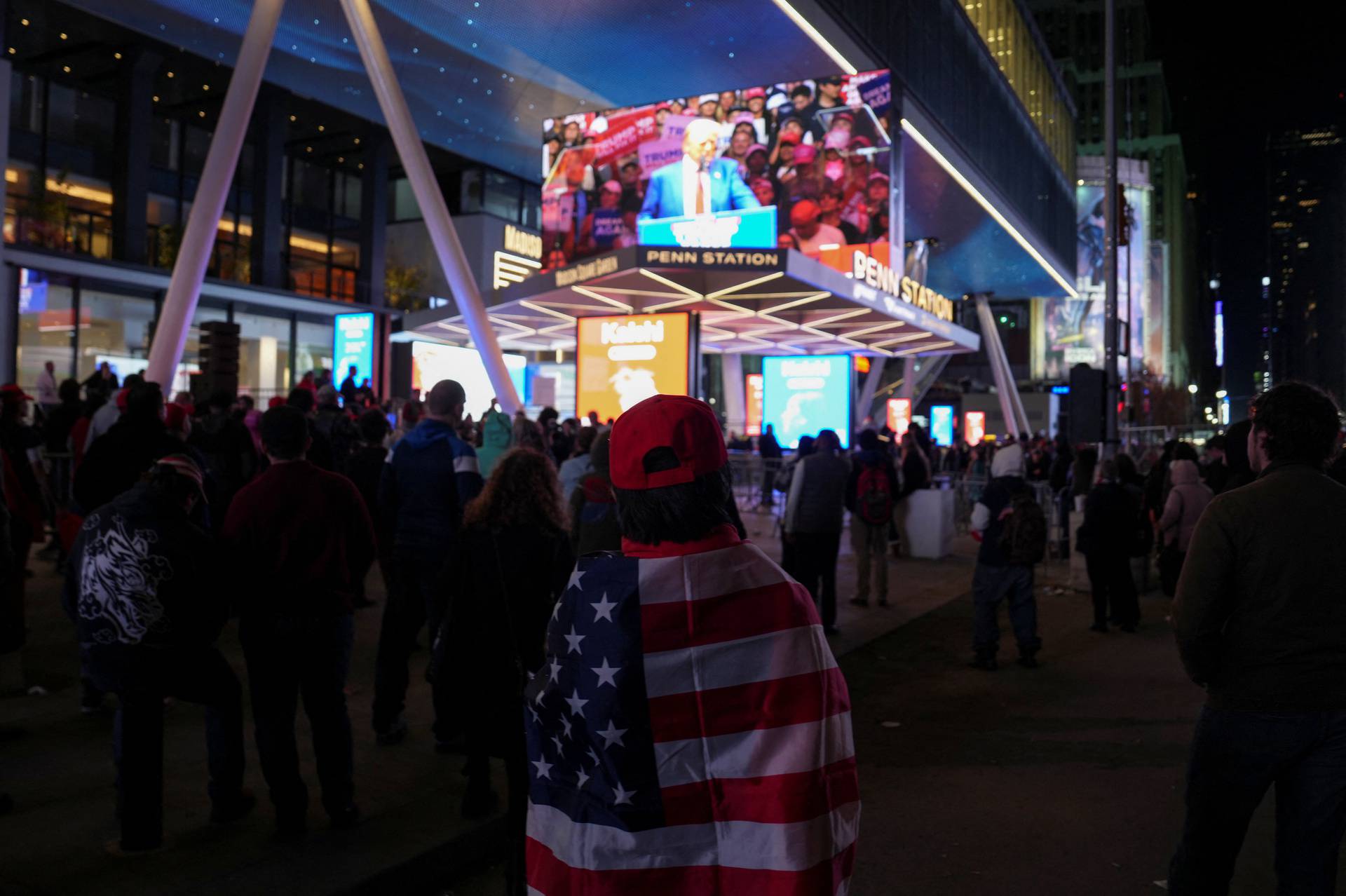 Rally for Republican presidential nominee and former U.S. President Donald Trump, in New York