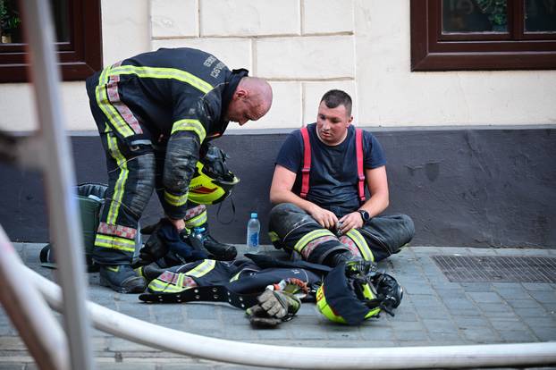 Zagreb: Požar u Mesničkoj ulici