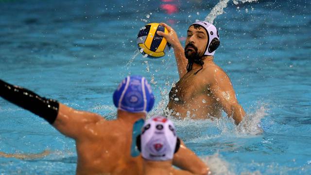 Rijeka, Croatia, 080324. Player Darko Brguljan at Water polo, Wasserball match LEN Eurocup Primorje - Dinamo Tbilisi. Ph