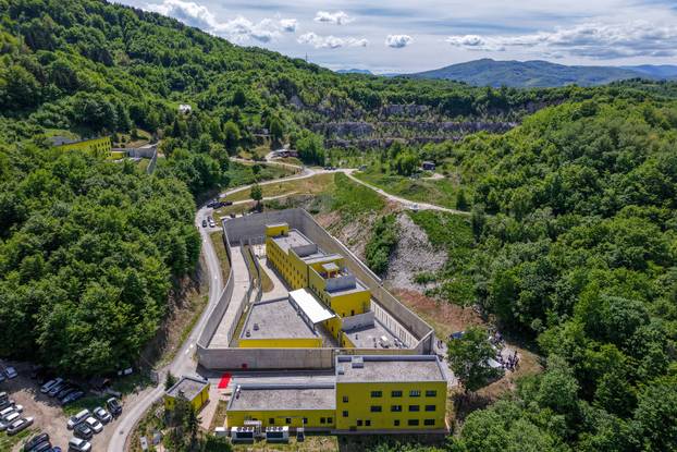 Pogled iz zraka na pritvorsku jedinicu KPZ-a Sarajevo na Igmanu
