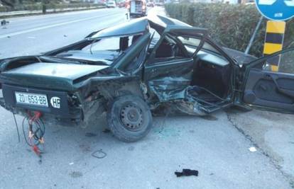 Vozačica automobila lakše je ozlijeđena u Kaštel Lukšiću
