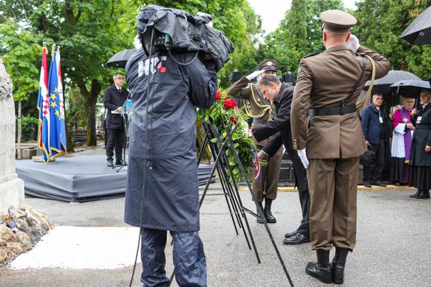 Zagreb: Komemoracija za žrtve Bleiburške tragedije na groblju Mirogoj